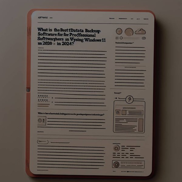 Quel est le meilleur logiciel de sauvegarde de données pour les photographes professionnels sous Windows 11 en 2024 ?